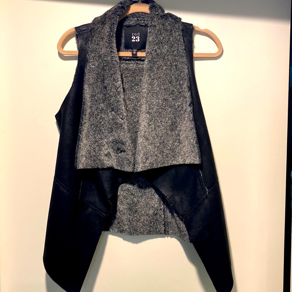 Faux fur vest